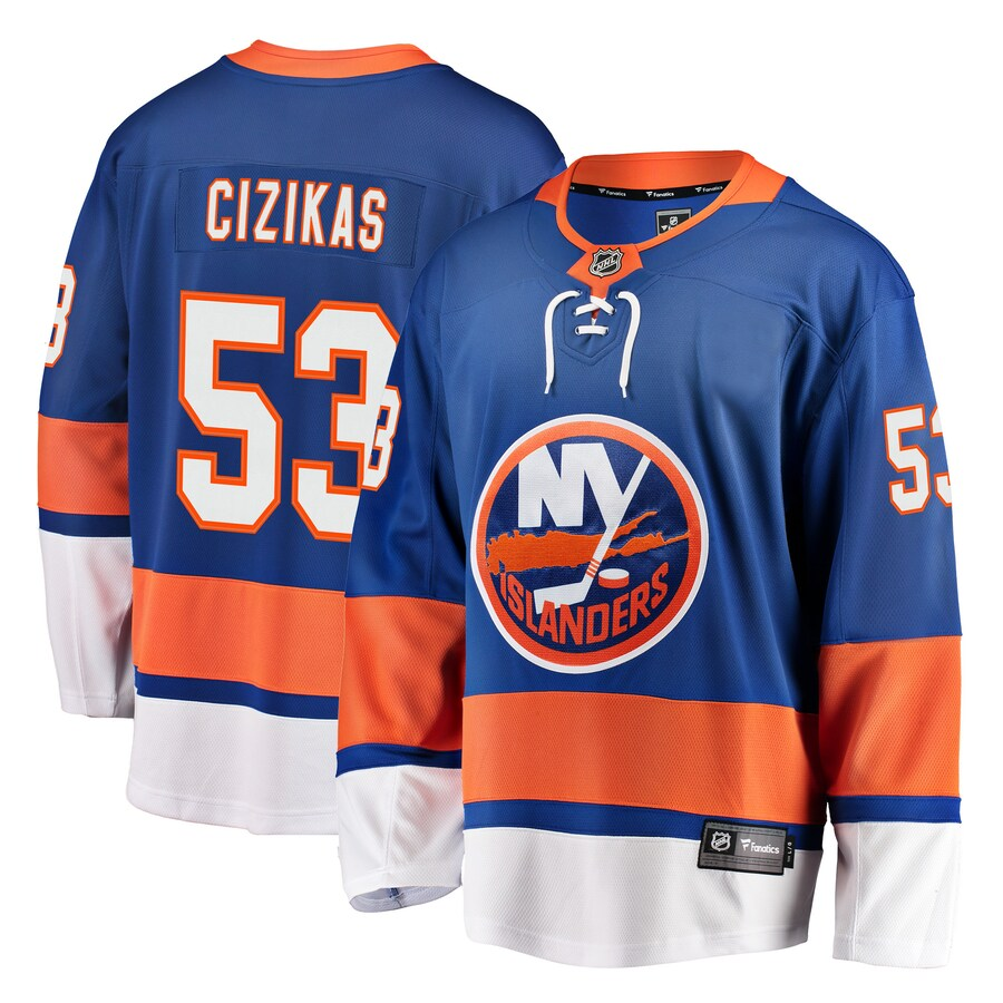 Men's New York Islanders Casey Cizikas #53 Royal Jersey
